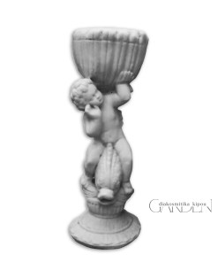 Παιδάκι με Κοφίνι Άγαλμα Μικρό