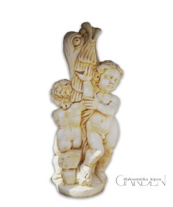 Παιδάκια με Ψάρι Άγαλμα