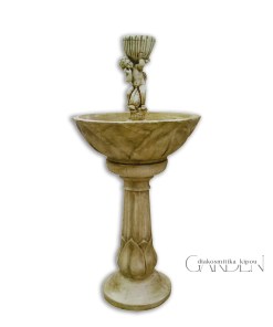 Συντριβάνι Κήπου "Τουλίπα με Παιδάκι"