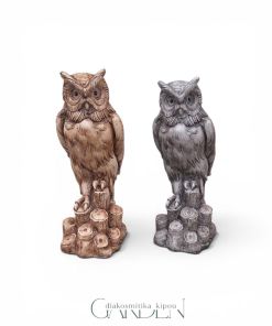 Κουκουβάγια Διακοσμητική Τσιμεντένια 45cm x 16cm x 22cm